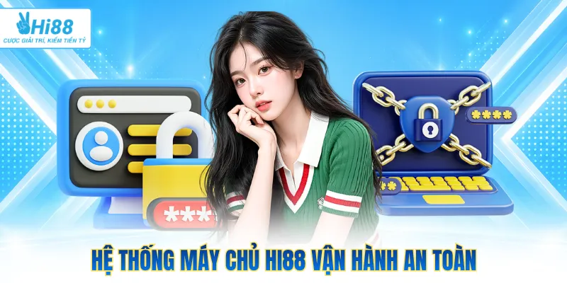 Hệ thống máy chủ Hi88 vận hành an toàn