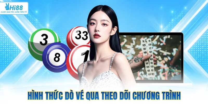 Hình thức dò vé qua theo dõi chương trình
