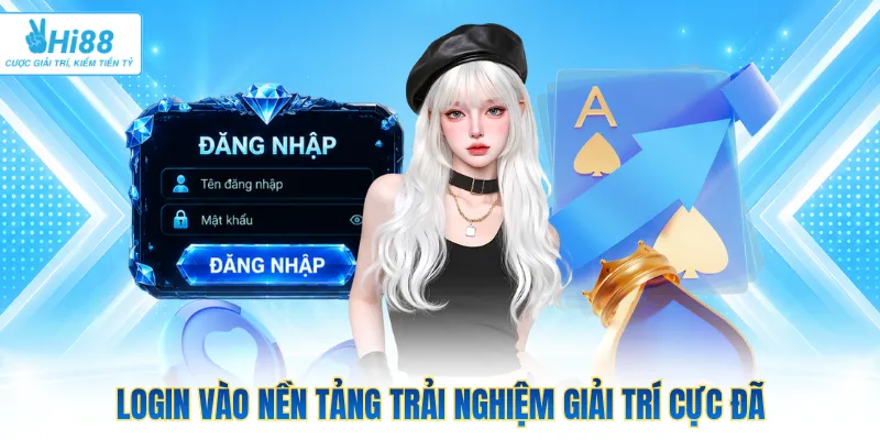 Login vào nền tảng trải nghiệm giải trí cực đã