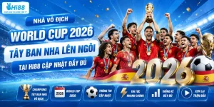 Nhà vô địch World Cup 2026 – Tây Ban Nha lên ngôi tại Hi88 cập nhật đầy đủ
